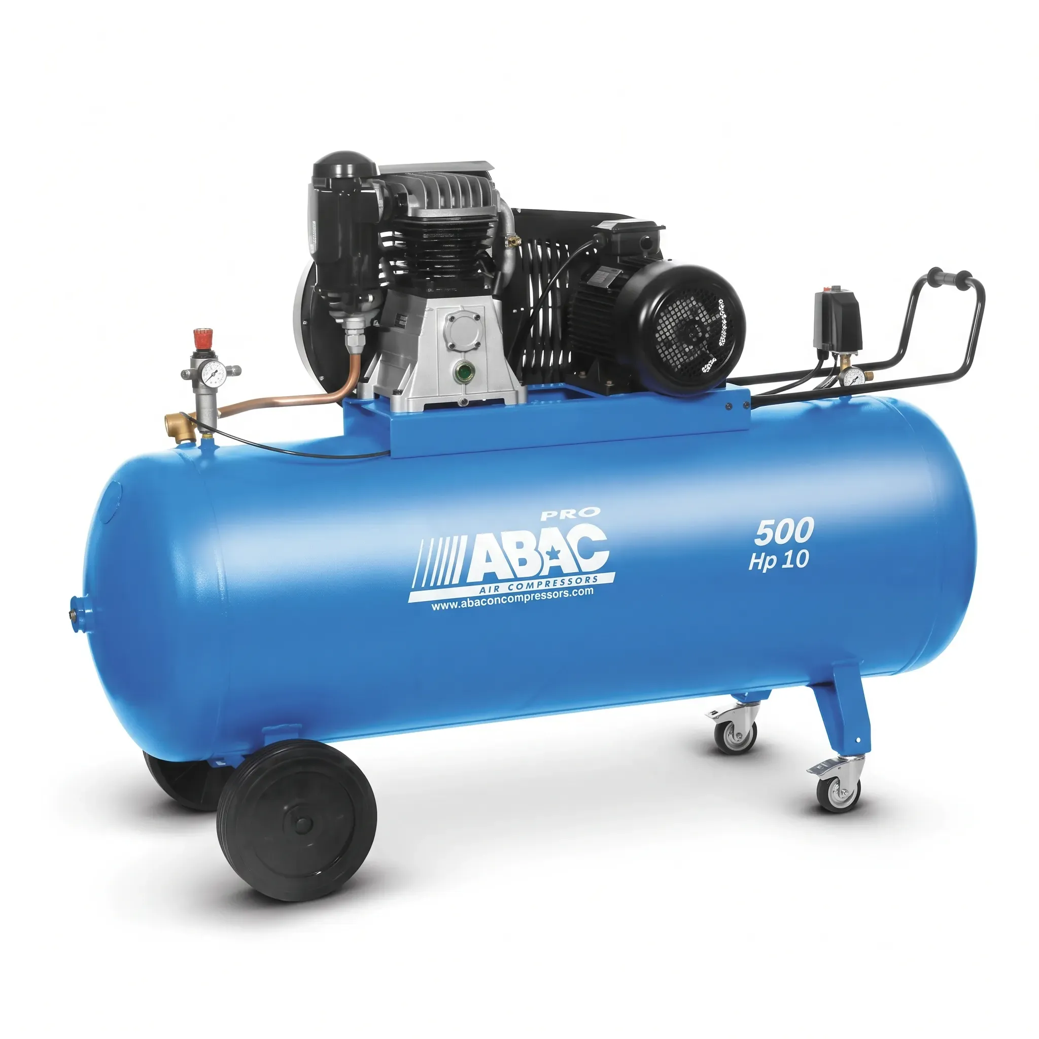 Air Compressor, 500 Liters, 10HP, Made in Italy