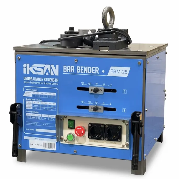 ثناية حديد تسليح، 3 حصان، ثني حتى 25 مم - صناعة كورية