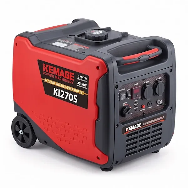 Silent Gasoline Generator, 3700W Max. Power