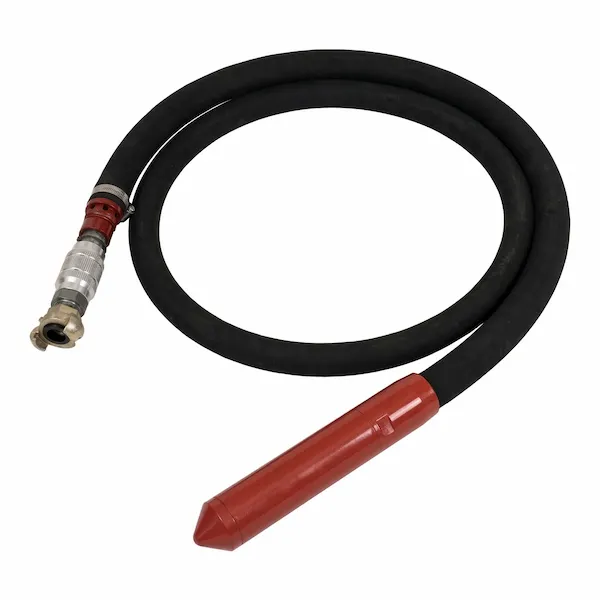 Pneumatic Concrete Vibrator Shaft, 6 Meter, 80mm, Made in Italy