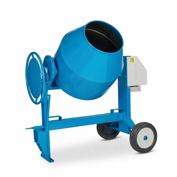 Electric Concrete Mixer, 0.55 kW, 190 Liters, Made in Italy