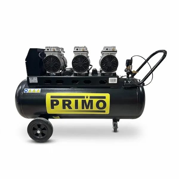 Oil-Free Air Compressor, 100 Liters, 2.25HP, Triple Pumps