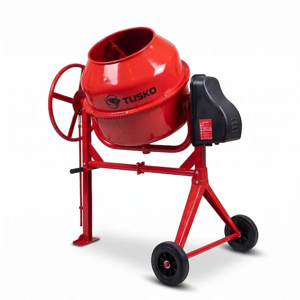 Electric Concrete Mixer, 850W, 180 Liters